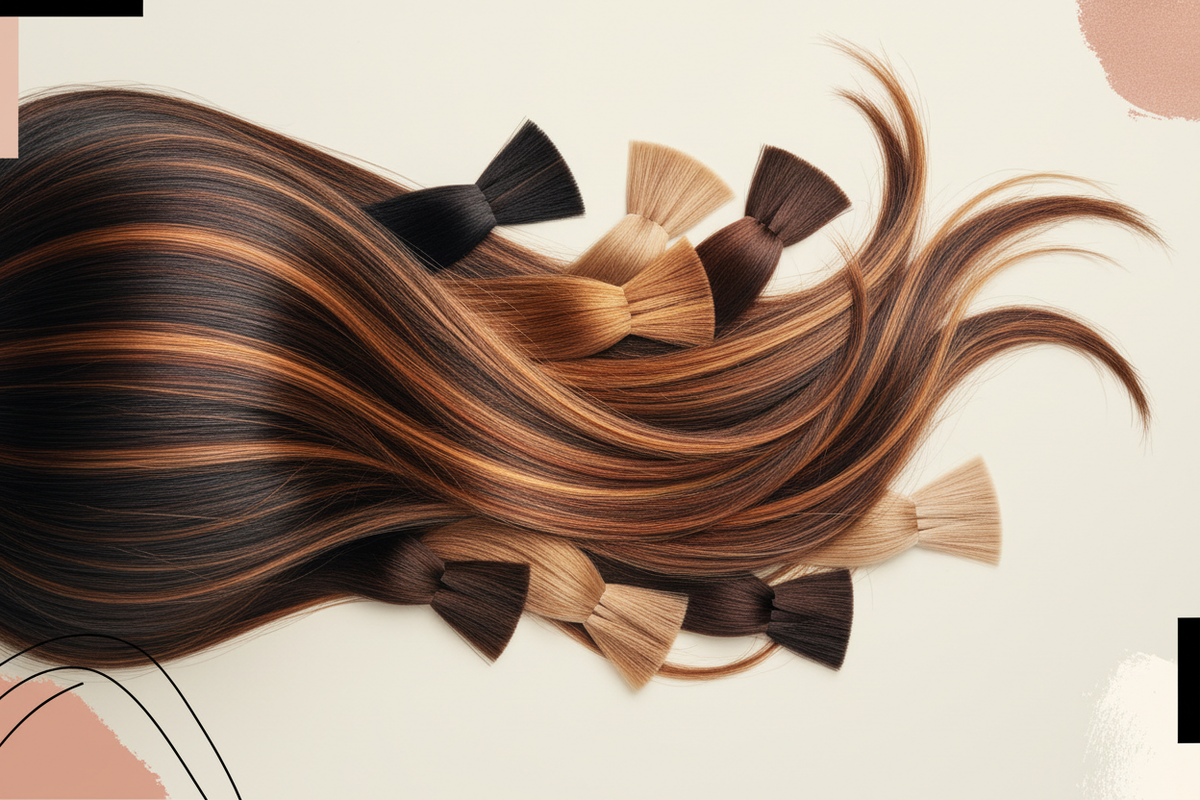 Haarpflege und Haarfarbe