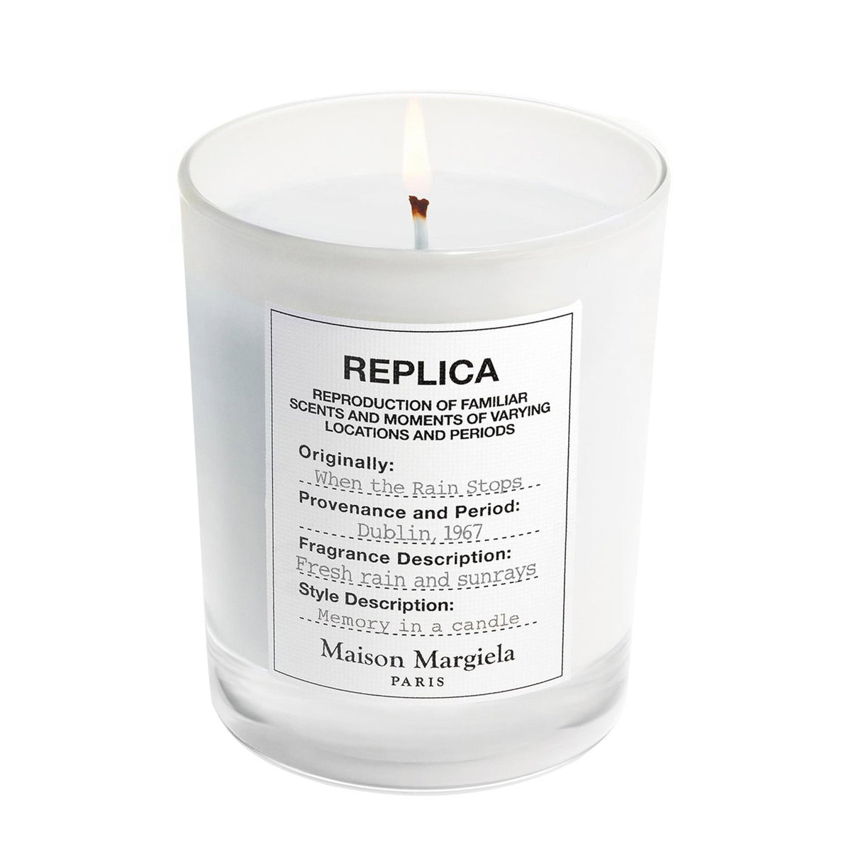 Maison Margiela, Replica When The Rain Stops, Frisch, Duftkerze, 165 g