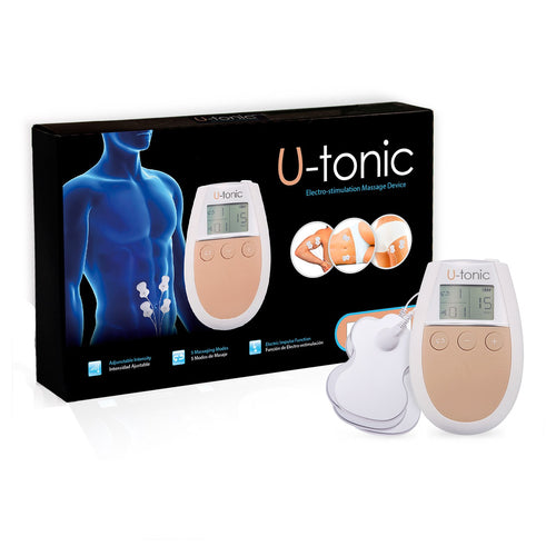 500 Cosmetics, U-Tonic, Electrostimulation With 4 Vibrating Units, Massager, For Muscles, Weiß, Unisex, Erwachsener