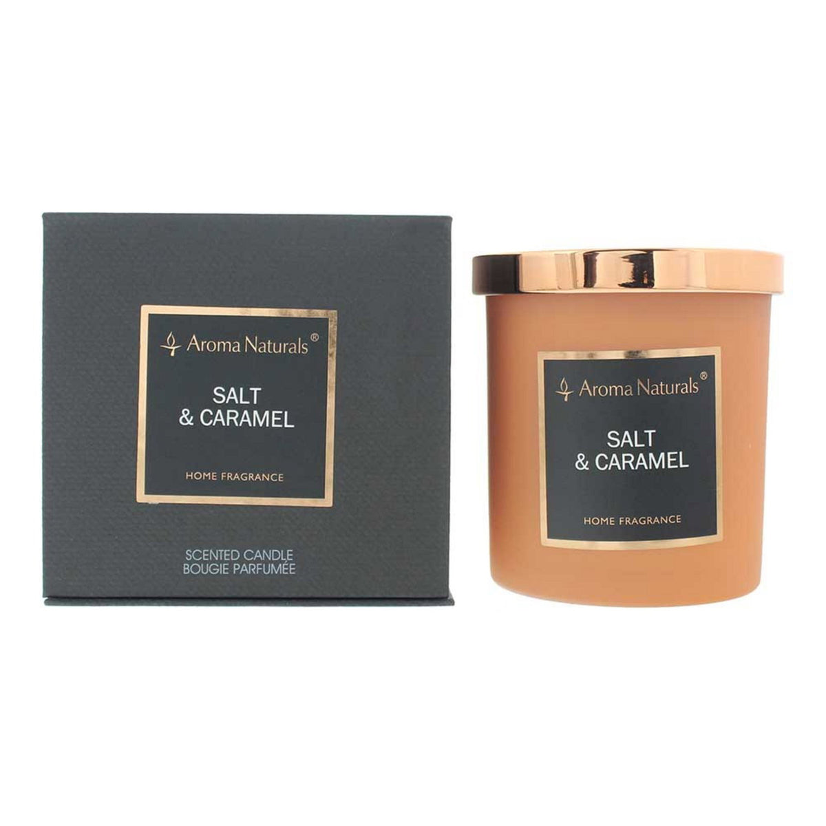 Aroma Naturals, Salt & Caramel, Duftkerze, 215 g - Beautyleader