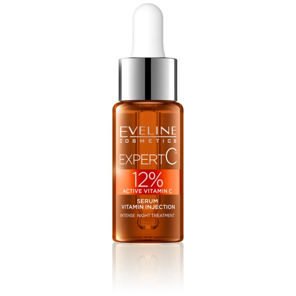 Eveline Cosmetics, Expert C, Vitamin C, Anti-Aging, Nacht, Serum, Für das Gesicht, 18 ml - Beautyleader