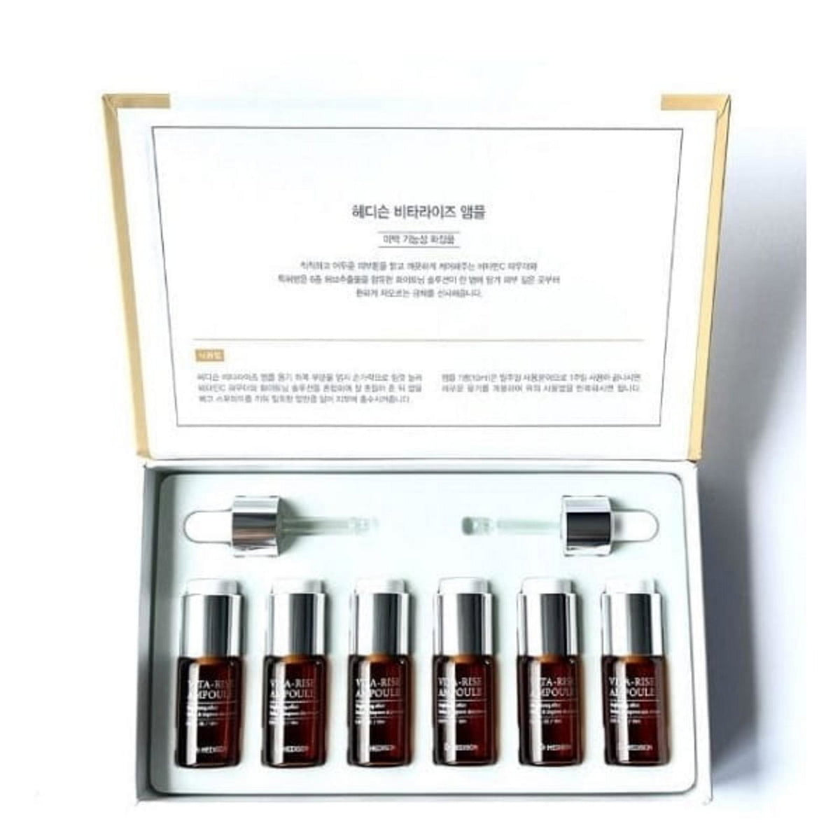 Setzen, Dr. Hedison, Vita Bright, Aufhellung, Ampullen Behandlungsserum, Hyperpigmentierung, Für das Gesicht, Unisex, 6 stk, 60 ml