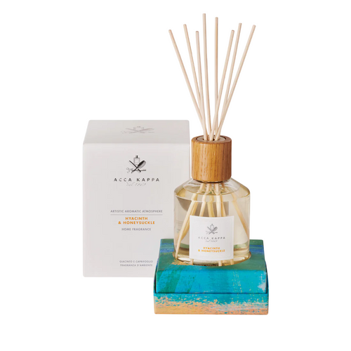 Acca Kappa, Hyacinth, Schilfdiffusor, Hyazinthe und Geißblatt, Aroma-Rattanstäbchen-Diffusor, 250 ml - Beautyleader