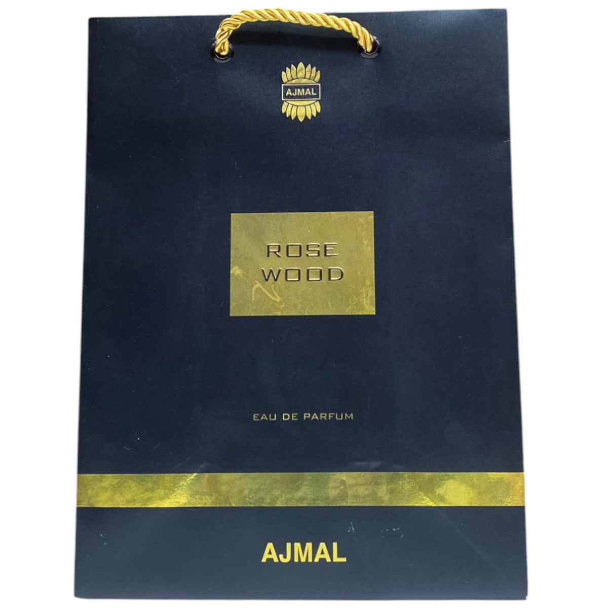 Ajmal, Rose Wood, Einkaufen, Papp-Einkaufstasche, Papier, Schwarz