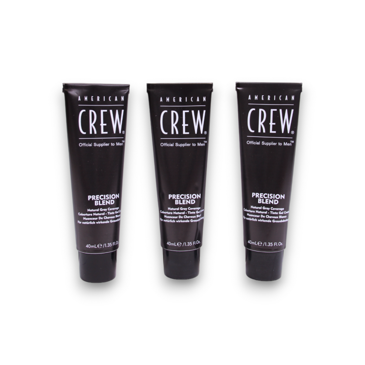 American Crew, Precision Blend, Semi-permanente Haarfarbe, 7-8 Light, 3x, 40 ml