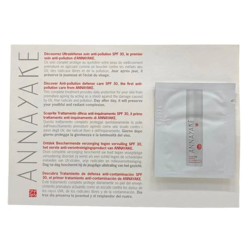 Annayake, Ultratime, Antiverschmutzung, Sahne, Für das Gesicht, SPF 30, 1 ml *Muster - Beautyleader