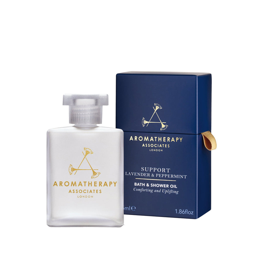 Aromatherapy Associates, Support, Heben, Lavendel & Pfefferminze, Körperöl, Über den ganzen Körper, 240 ml