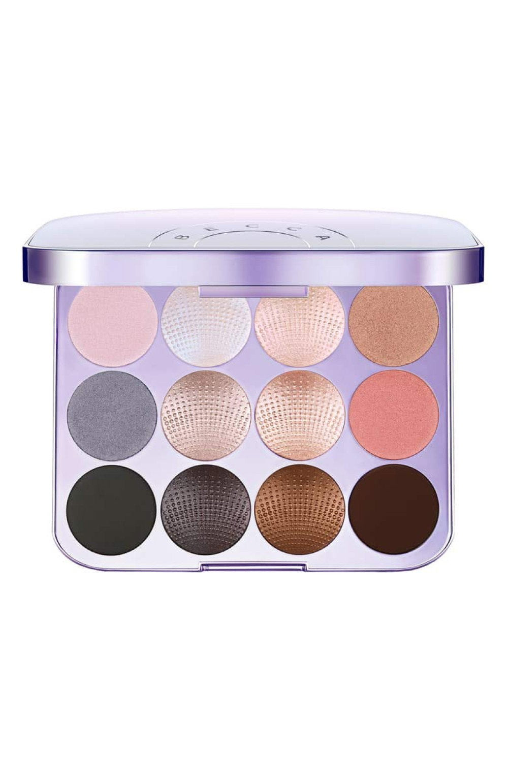 Becca, Pearl Glow Shimmering, Schimmernd, Lidschattenpalette, 12 Schattierungen, 3.3 g