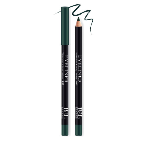 Bel London, BEL London, Hydriertes Pflanzenöl, Wasserdicht, Farbe, Langlebig, Gel-Kajalstift, 205, Grün, 0.78 g - Beautyleader