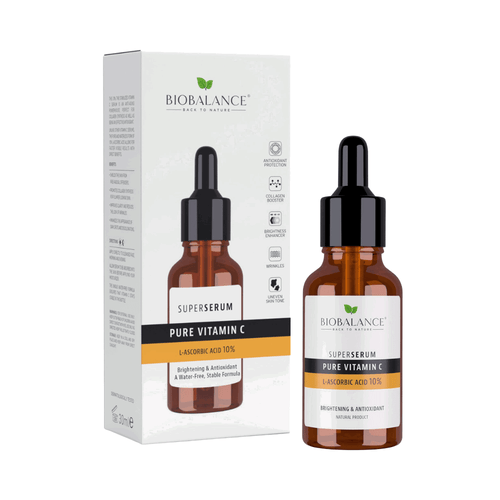 Bio Balance, Pure Vitamin C, Brightening & Anti-Aging, Tag & Nacht, Serum, Für Gesicht & Hals, 30 ml - Beautyleader