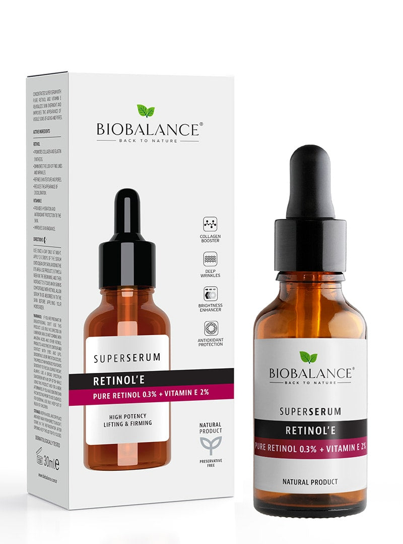 Bio Balance, Retinol'E, Firming & Anti-Aging, Serum, Für das Gesicht, 30 ml - Beautyleader