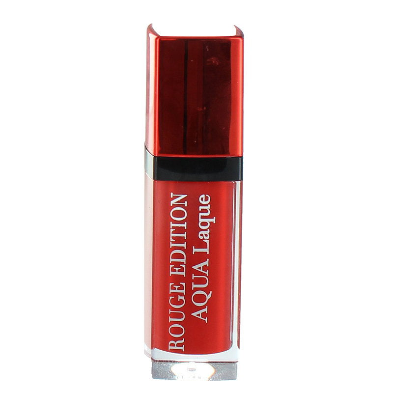 Bourjois, Rouge Edition Aqua Laque, Flüssiger Lippenstift, 06, Fühle mich Reddy, 7.7 ml