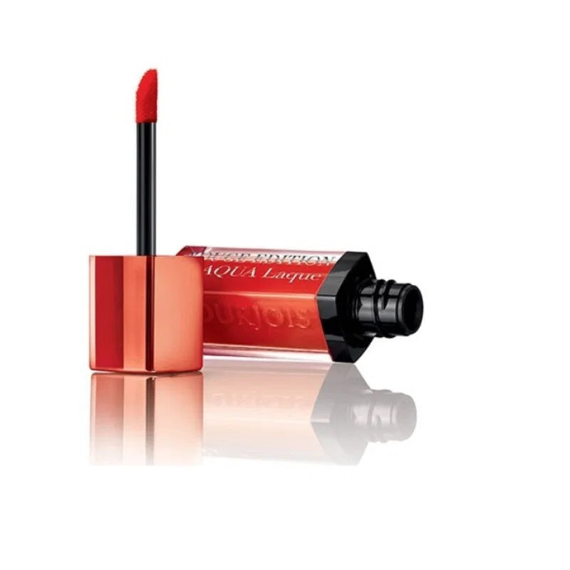 Bourjois, Rouge Edition Aqua Laque, Flüssiger Lippenstift, 06, Fühle mich Reddy, 7.7 ml