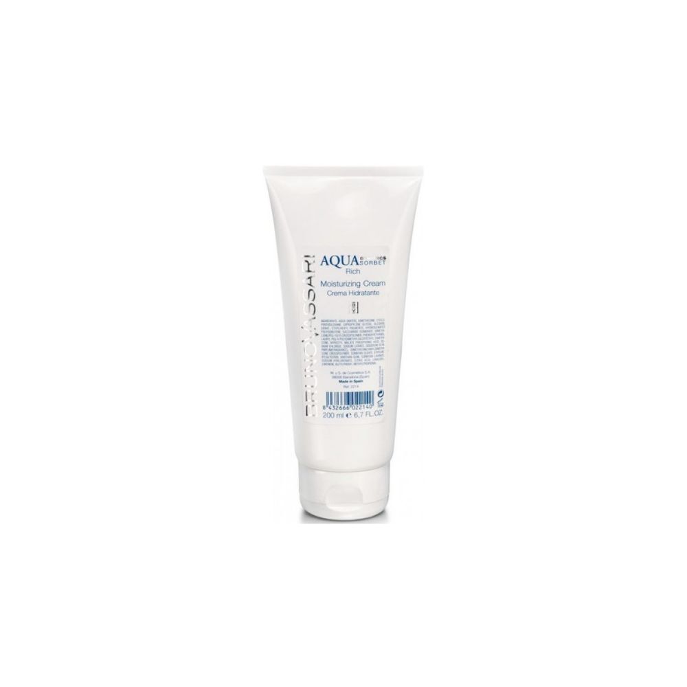 Bruno Vassari, Aqua Genomics Sorbet, Hyaluronsäure, Hydratisierend, Reichhaltige Creme, Für das Gesicht, 200 ml