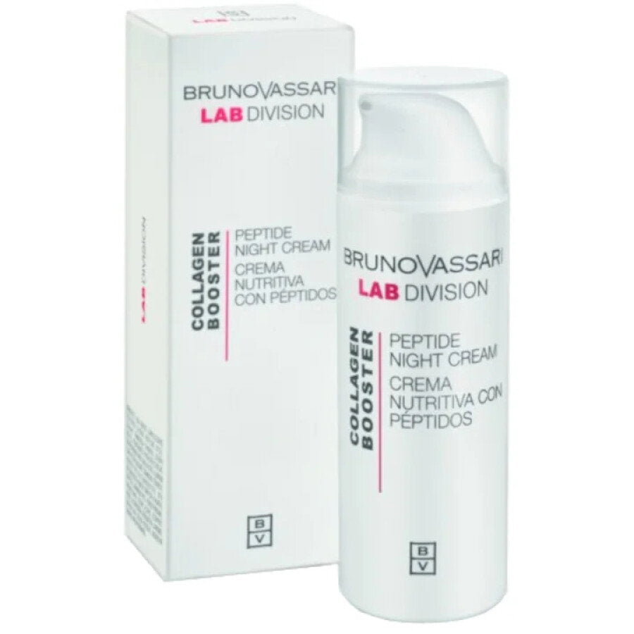 Bruno Vassari, Lab Division, Peptide, Anti-Aging, Nacht, Sahne, Für das Gesicht, 50 ml