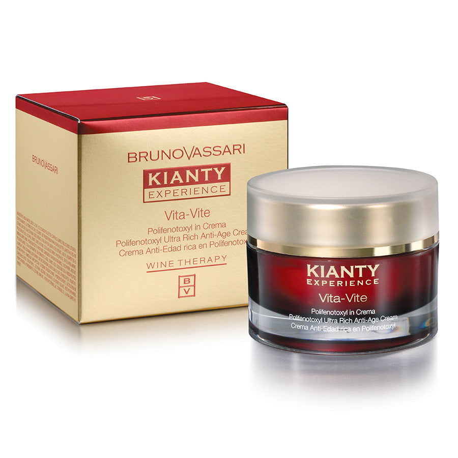 Bruno Vassari, Kianty Experience, Wirkstoffe, Anti-Aging, Morgen & Abend, Sahne, Für das Gesicht, 50 ml