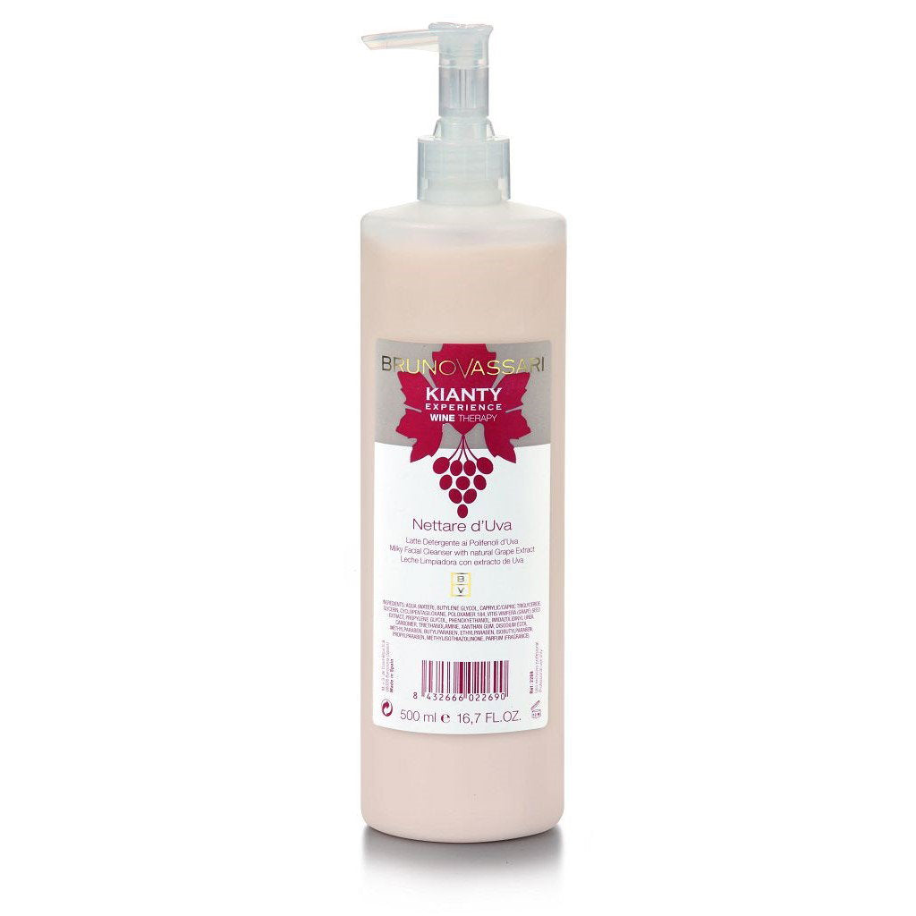 Bruno Vassari, Kianty Experience, Traube, Beruhigend, Reinigungslotion, Für das Gesicht, 500 ml