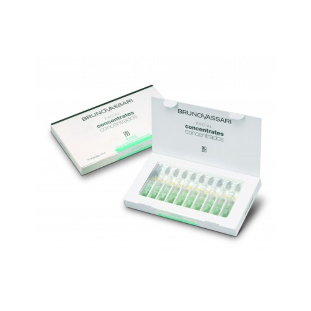 Setzen, Bruno Vassari, Pure Solutions, Niacinamid, Reinigung, Ampullen Behandlungsserum, Gegen Öligkeit, Für das Gesicht, Für Frauen, 10 stk., 2 ml
