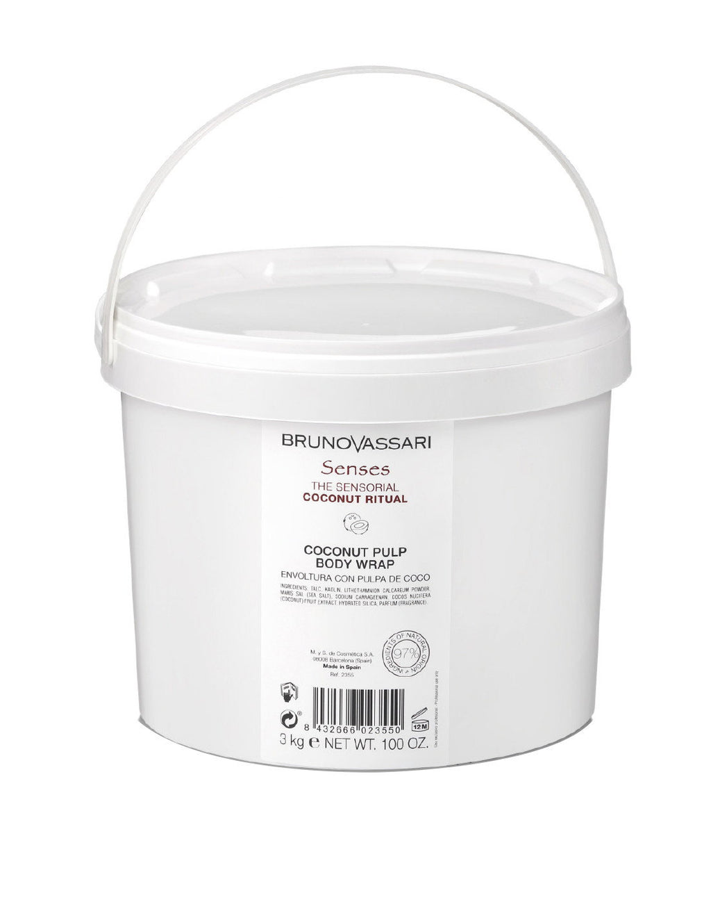 Bruno Vassari, Senses, Kokosnuss, Peeling-Behandlung, 3000 g