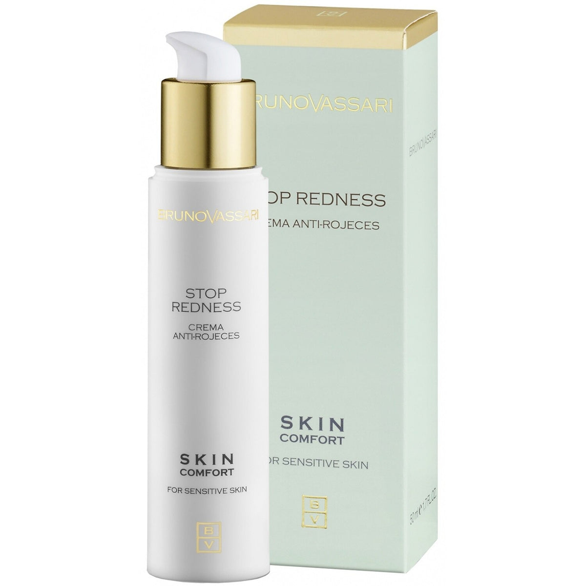 Bruno Vassari, Skin Comfort, Haferextrakt, Gegen Rötungen, Morgen & Abend, Sahne, Für das Gesicht, 50 ml