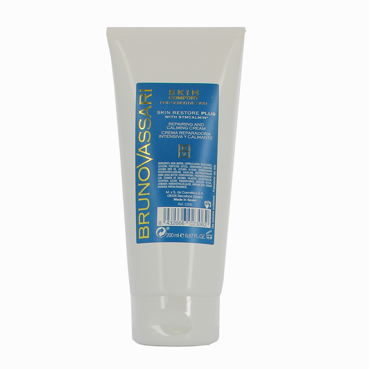 Bruno Vassari, Skin Comfort, Vitamin E, Ultra-reparierend, Tag & Nacht, Sahne, Für das Gesicht, 200 ml
