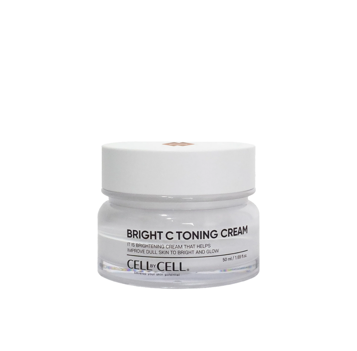 Cell By Cell, Bright C, Aufhellend, Feuchtigkeitsspendend, Sahne, Für das Gesicht, 50 ml