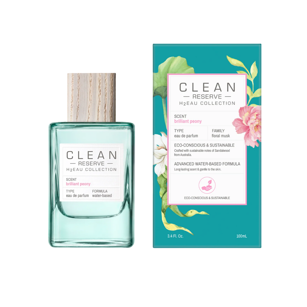 Clean, H2Eau Brilliant Peony, Eau de Parfum, Unisex, 100 ml
