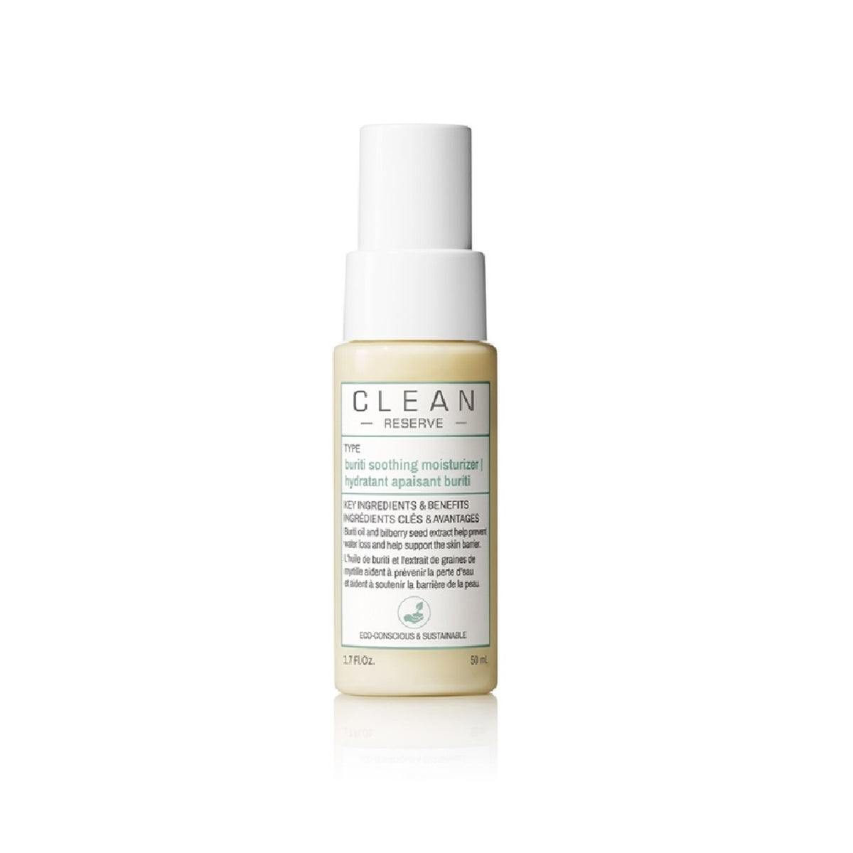 Clean, Reserve, Buriti-Öl, Feuchtigkeitsspendend, Sahne, Für das Gesicht, 50 ml