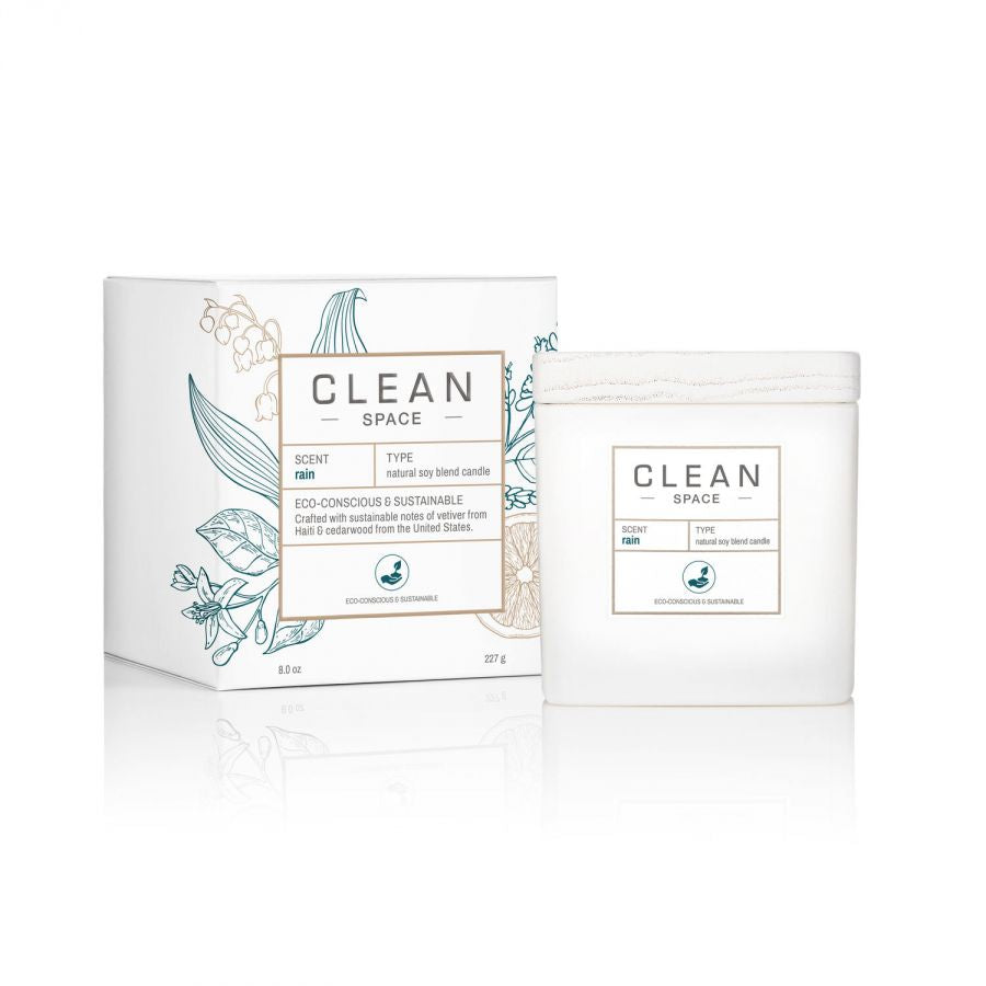 Clean, Space Rain, Duftkerze, 227 g - Beautyleader