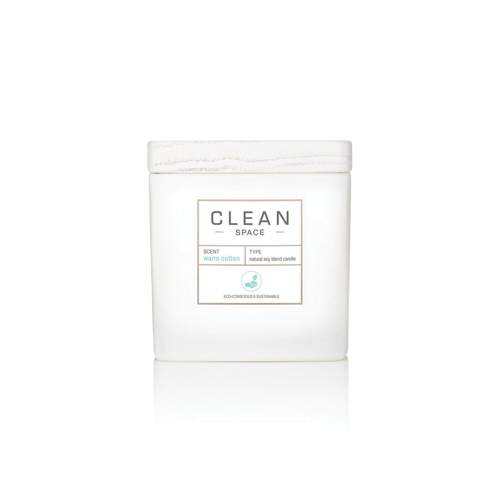 Clean, Space Warm Cotton, Duftkerze, 227 g - Beautyleader