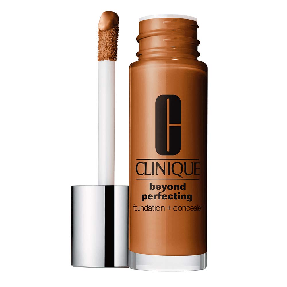 Clinique, Beyond Perfecting, Duftfrei, Mattes Finish, Flüssige Grundierung & Concealer 2-in-1, CN 28, Gewürznelke, 30 ml *Tester - Beautyleader