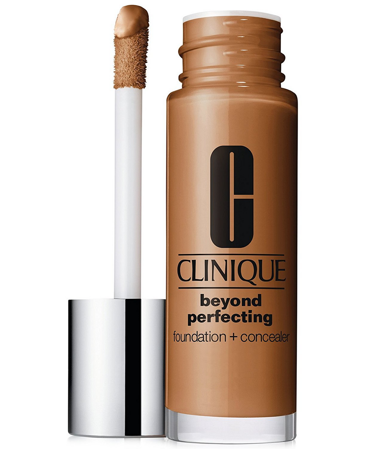 Clinique, Beyond Perfecting, Parabenfrei, Mattes Finish, Flüssige Grundierung & Concealer 2-in-1, 11, Honig, 30 ml *Tester