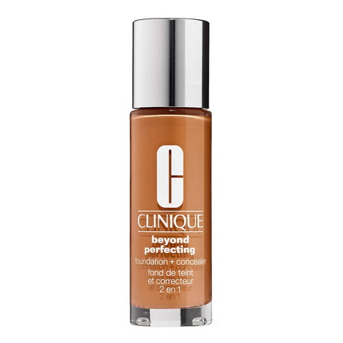 Clinique, Beyond Perfecting, Parabenfrei, Mattes Finish, Flüssige Grundierung & Concealer 2-in-1, 23, Ingwer, 30 ml - Beautyleader