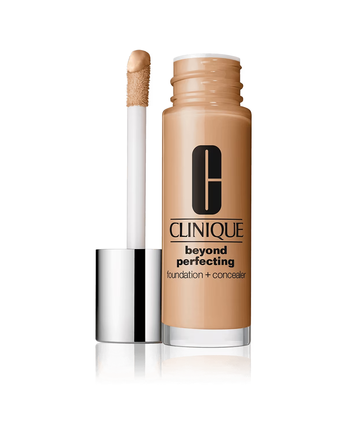 Clinique, Beyond Perfecting, Parabenfrei, Mattes Finish, Flüssige Grundierung & Concealer 2-in-1, CN 70, Vanille, 30 ml *Tester - Beautyleader