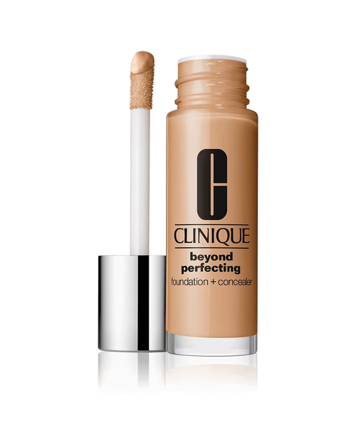 Clinique, Beyond Perfecting, Parabenfrei, Mattes Finish, Flüssige Grundierung & Concealer 2-in-1, CN 70, Vanille, 30 ml *Tester - Beautyleader