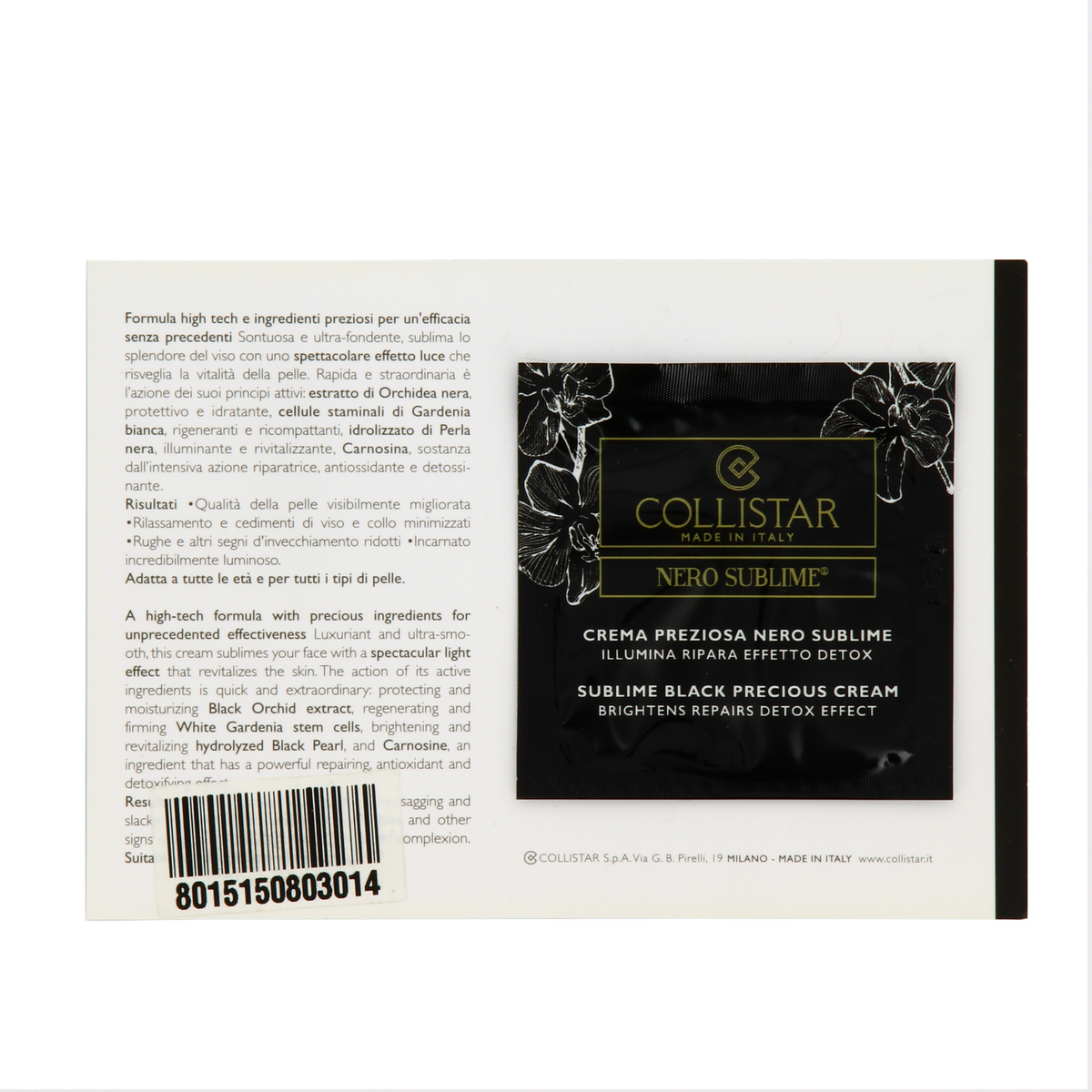 Collistar, Nero Sublime, Erleuchtend, Tag, Sahne, Für das Gesicht, 3 ml *Muster - Beautyleader
