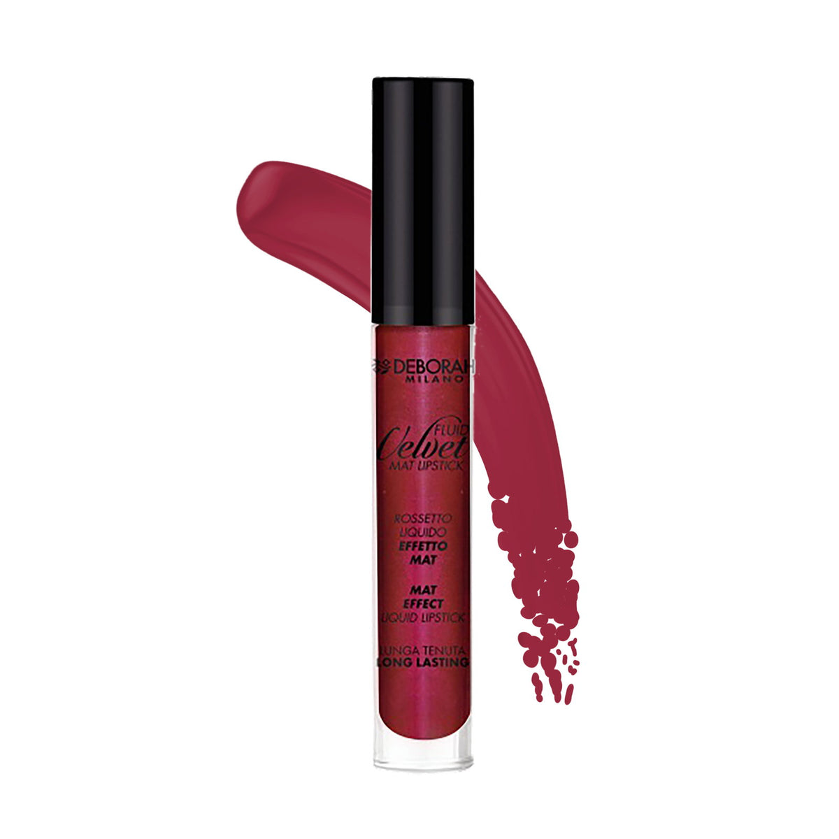 Deborah, Fluid Velvet, Matt, Flüssiger Lippenstift, 50, Kirsche, 4.5 g
