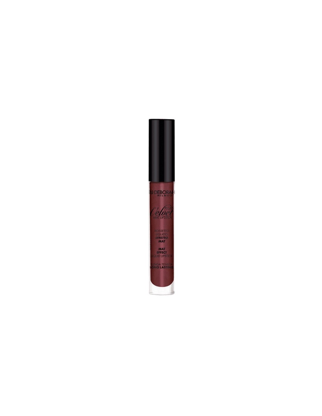 Deborah, Fluid Velvet, Matt, Flüssiger Lippenstift, 52, Pflaume, 4.5 g