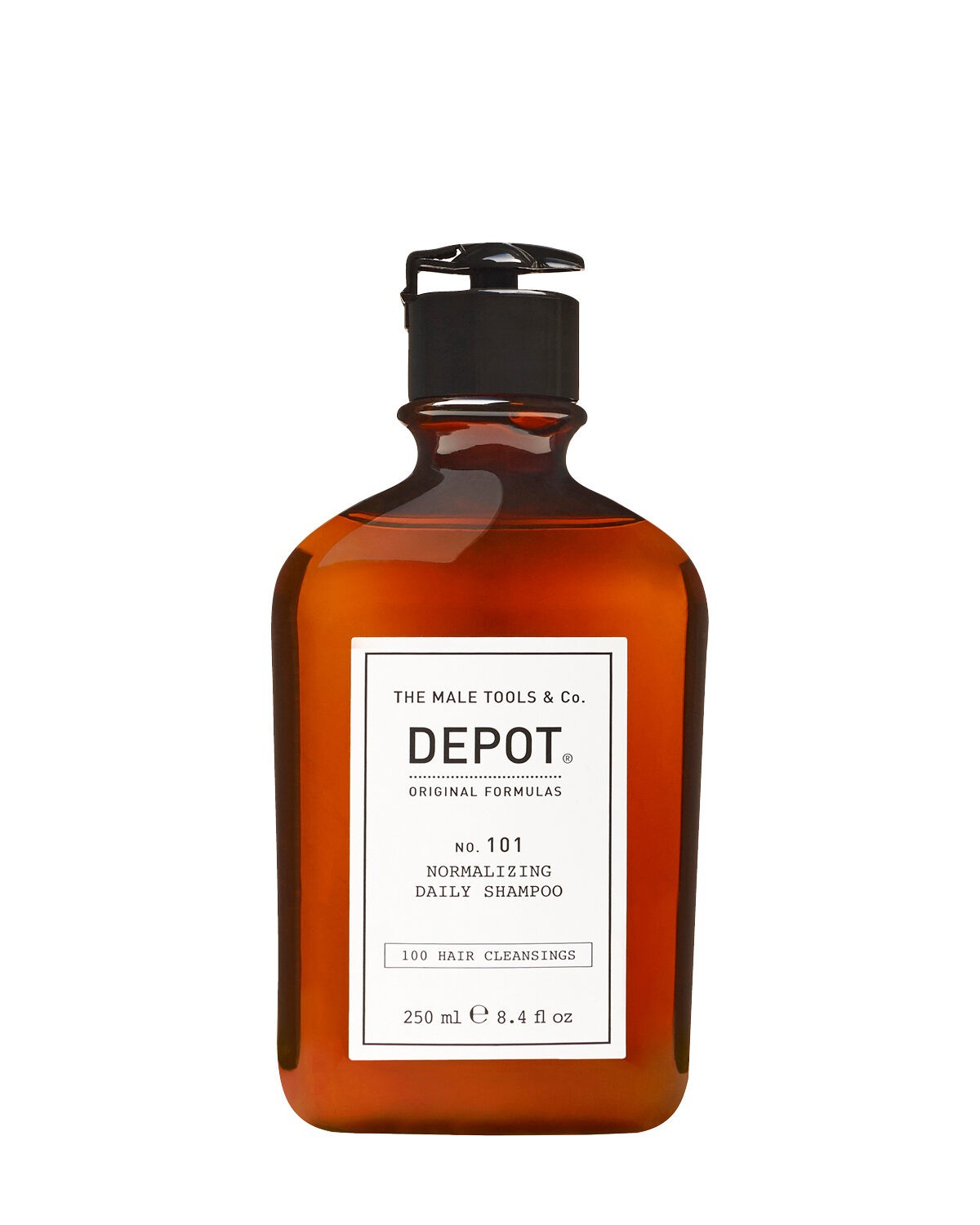 Depot, 100 Hair Cleansing No. 101, Botanischer Komplex, Haarshampoo, Normalisierung, 250 ml