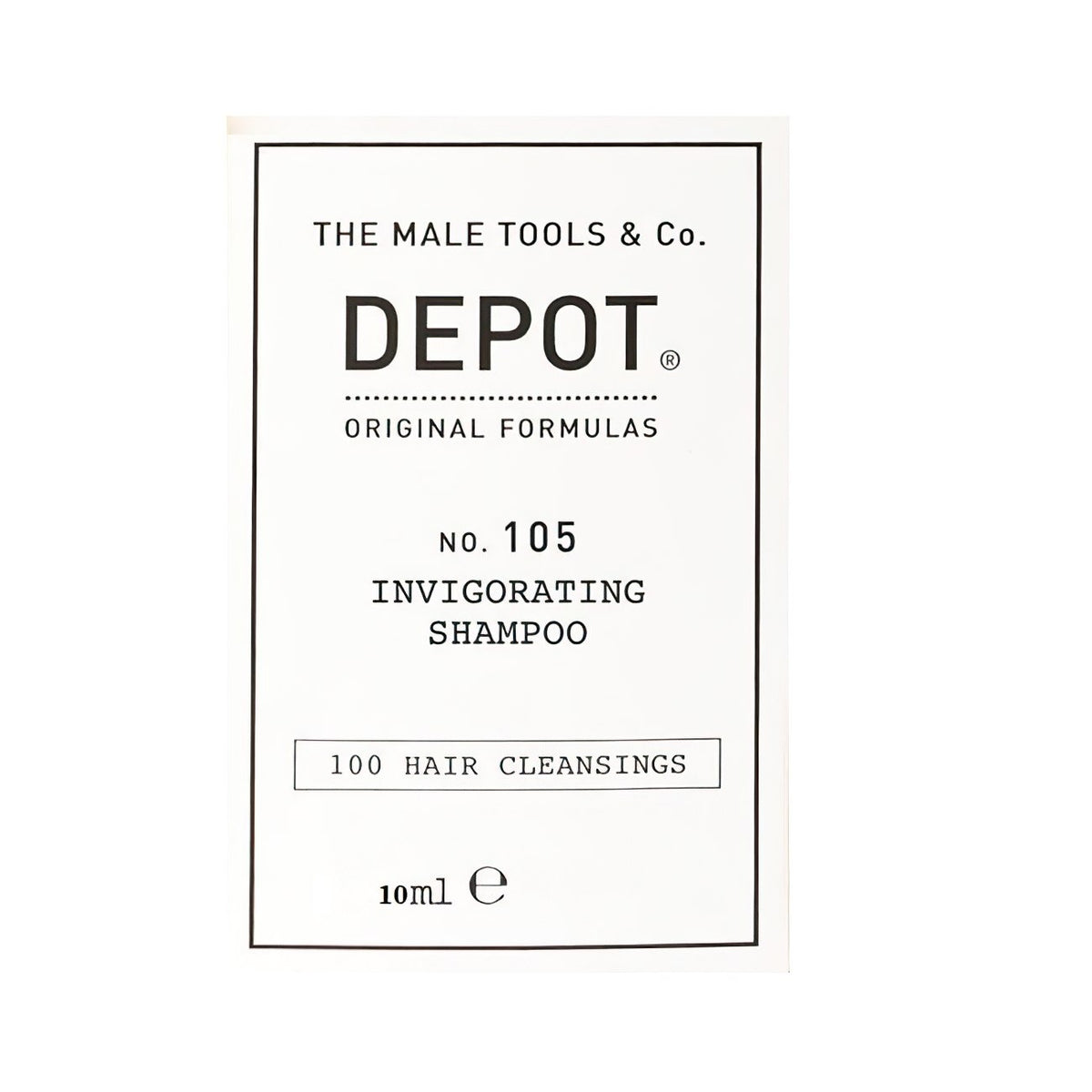Depot, 100 Hair Cleansing No. 105, Multivitamin-Komplex, Haarshampoo, Gegen Haarausfall, 10 ml