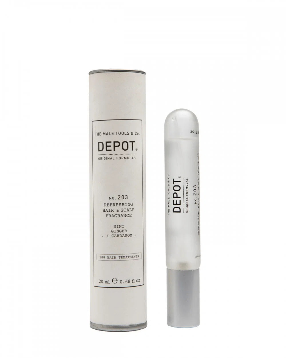 Depot, 200 Hair Treatments No. 203, Duftnebel für das Haar, Für Männer, Minze, Ingwer & Kardamom, 20 ml