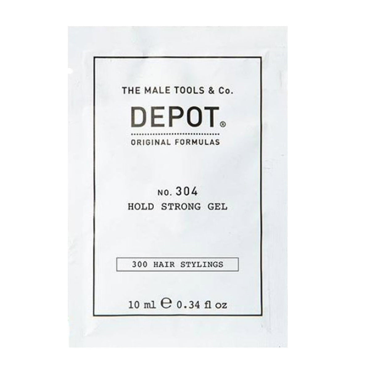 Depot, 300 Hair Stylings No. 304, Botanisch, Haarstyling-Gel, Zum Stylen, Fester Halt, 10 ml