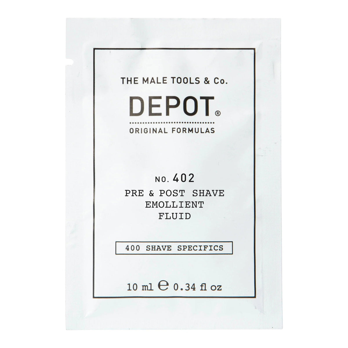 Depot, 400 Shave Specifics No. 402, Ätherische Öle, Beruhigend, Vor- und Nachrasier-Fluid, 10 ml