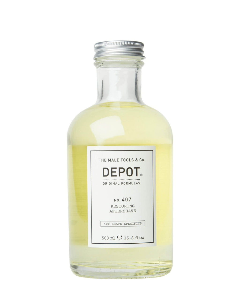 Depot, 400 Shave Specifics No. 407, Provitamin B5, Wiederherstellen & Erfrischen, After-Shave-Lotion, 500 ml
