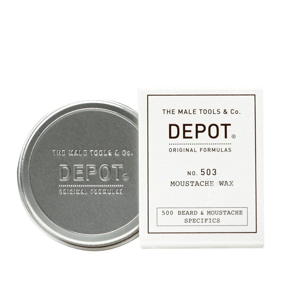 Depot, 500 Beard & Mustache Specifics No. 503, Jojobaöl, Schnurrbartwachs, Zum Stylen, 30 ml