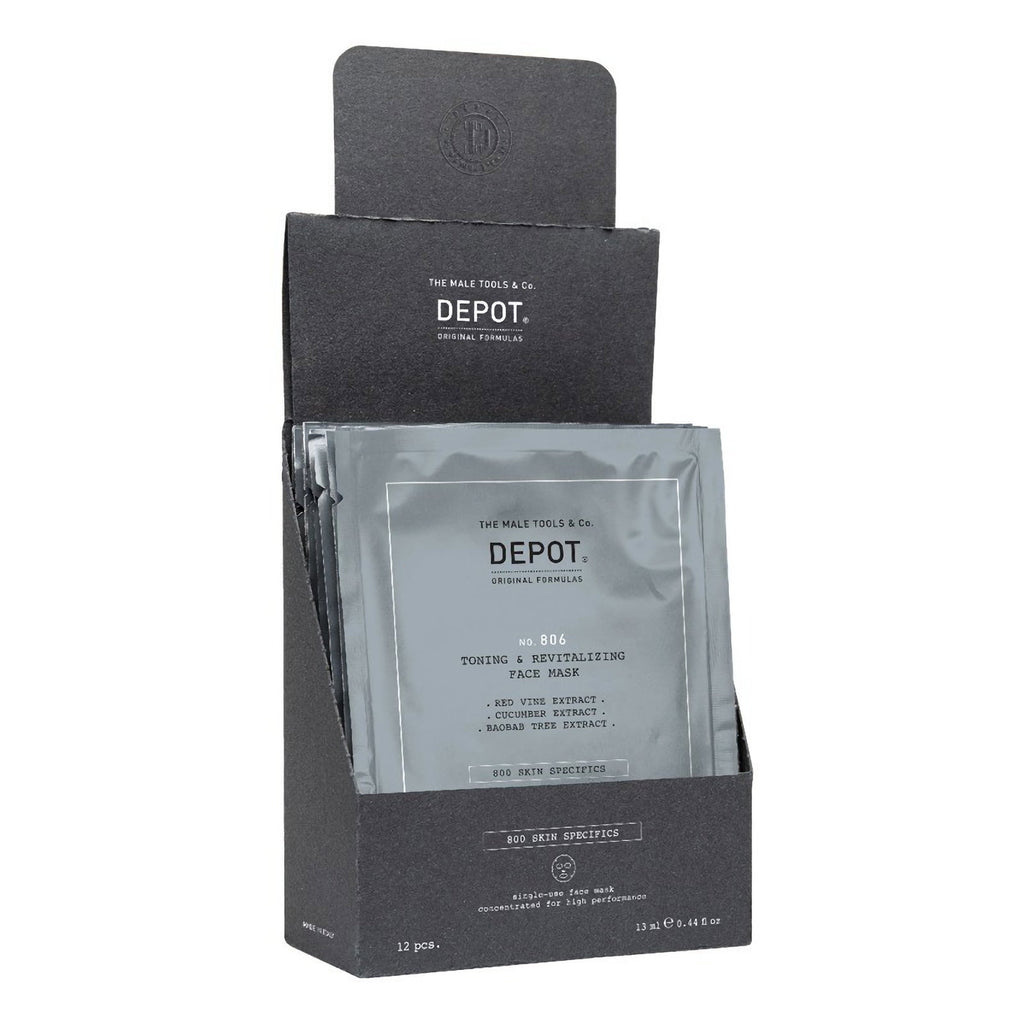Setzen, Depot, 800 Skin Specifics No. 806, Hyaluronsäure, Tonen und Revitalisieren, Gesichtsmaske, Für das Gesicht, Tag, 12 stk, 13 ml