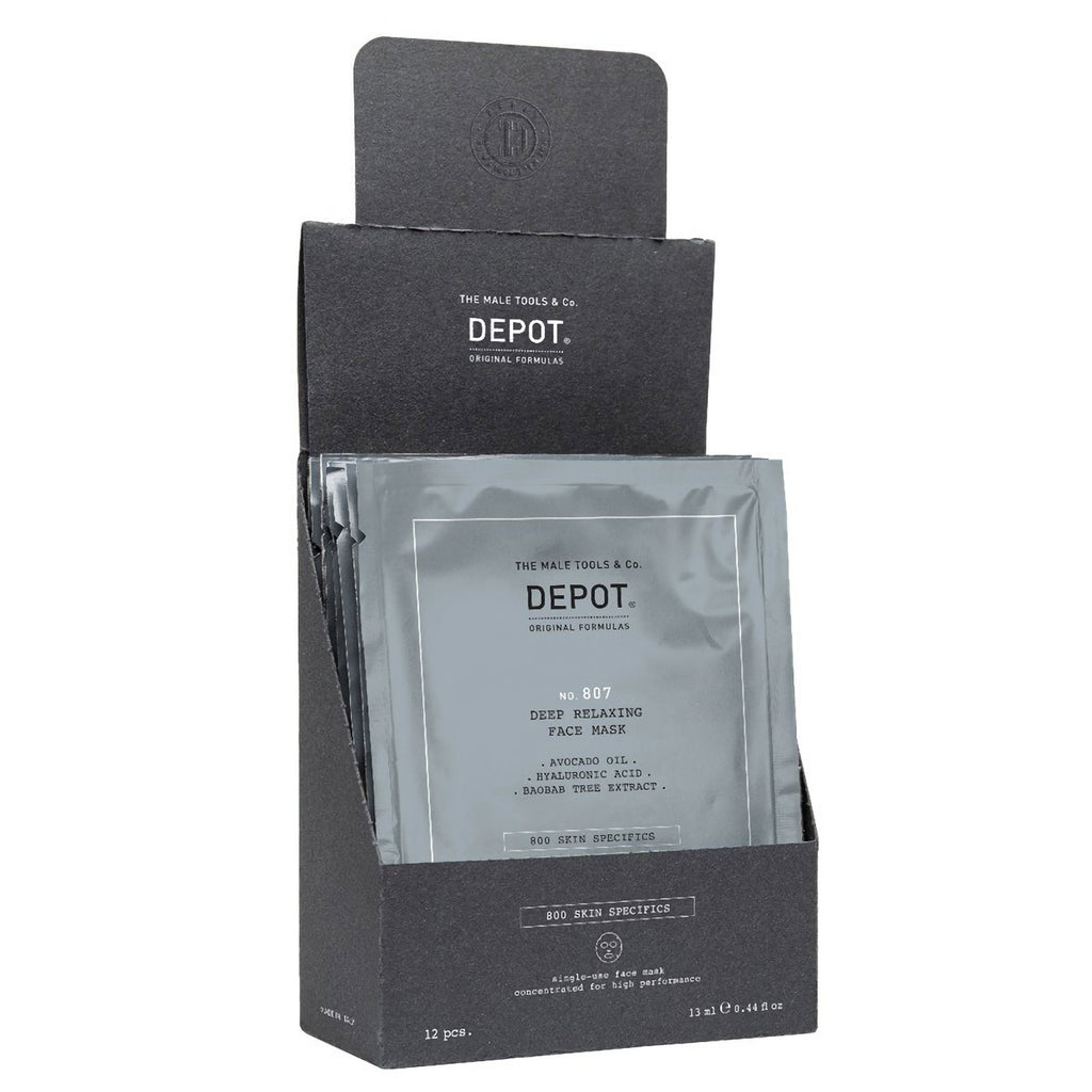 Setzen, Depot, 800 Skin Specifics No. 807, Hyaluronsäure, Beruhigend/Feuchtigkeitsspendend & Nährend, Gesichtsmaske, Für das Gesicht, Tag, 12 stk, 13 ml
