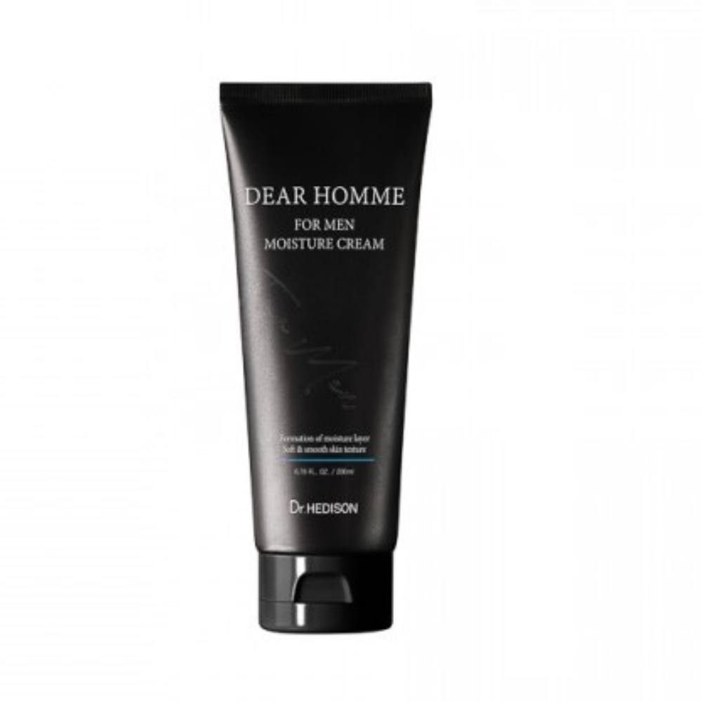Dr. Hedison, Dear Homme, Feuchtigkeitsspendend, Sahne, Für das Gesicht, 200 ml