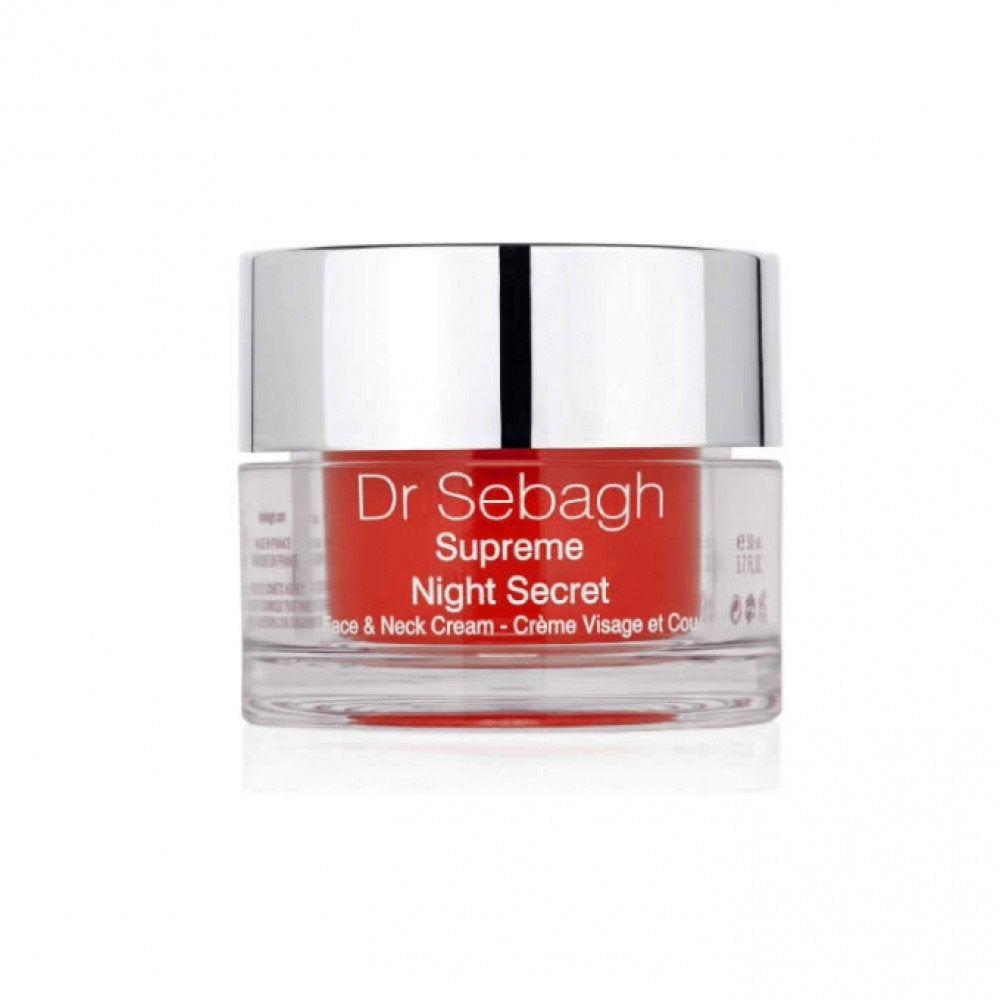 Dr Sebagh, Supreme Night Secret, Festigung, Nacht, Sahne, Für Gesicht & Hals, 50 ml
