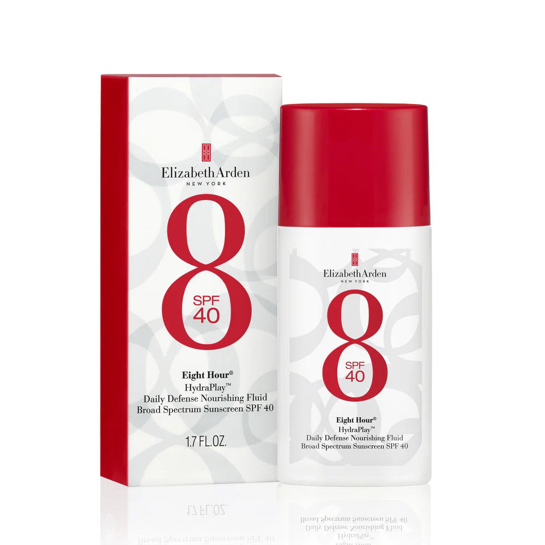 Elizabeth Arden, Eight Hour HydraPlay, Hydratisierend, Täglich, Flüssigkeit, Für das Gesicht, SPF 40, 50 ml